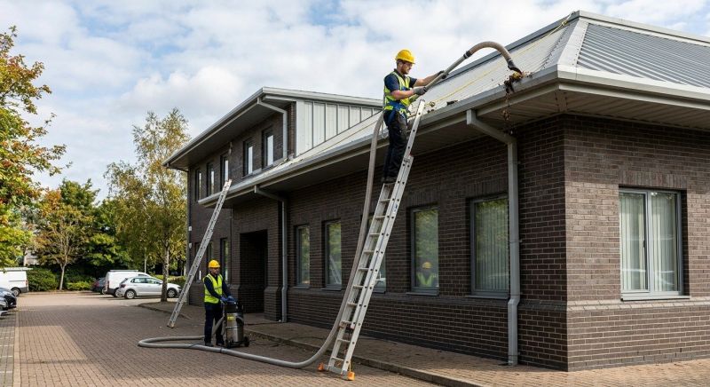 Commercial Gutter Maintenance in Roseville, CA