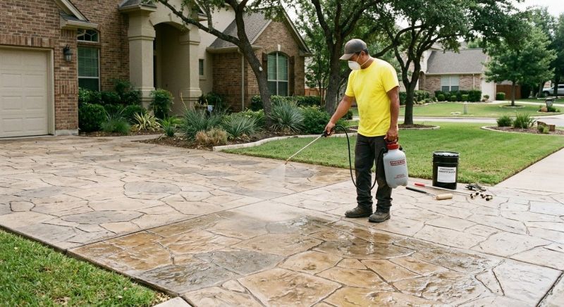 Porch Concrete Sealing in Redmond, WA