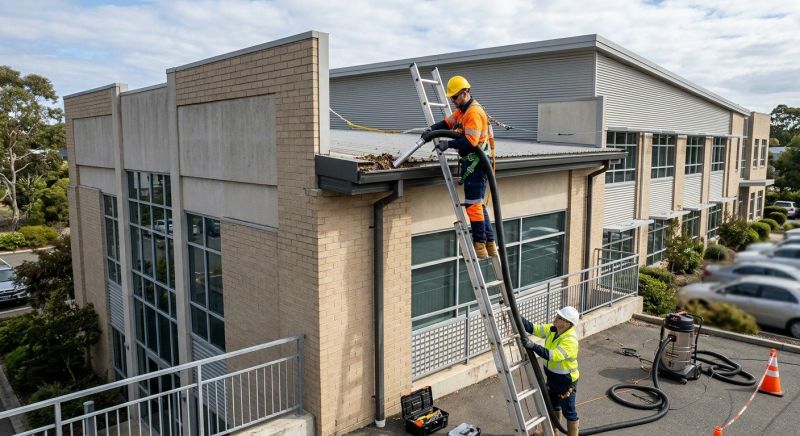 Commercial Gutter Cleaning in Roseville, CA