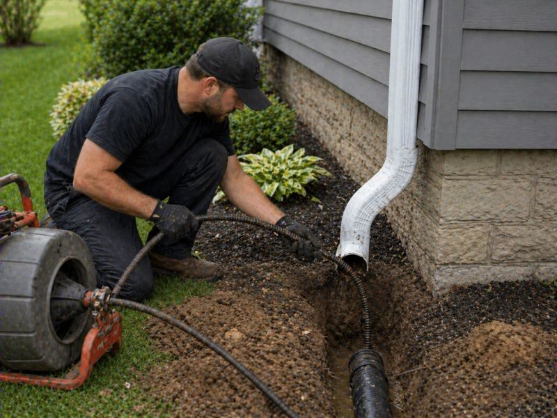 Gutter Downspout Unclogging in Richmond, VA