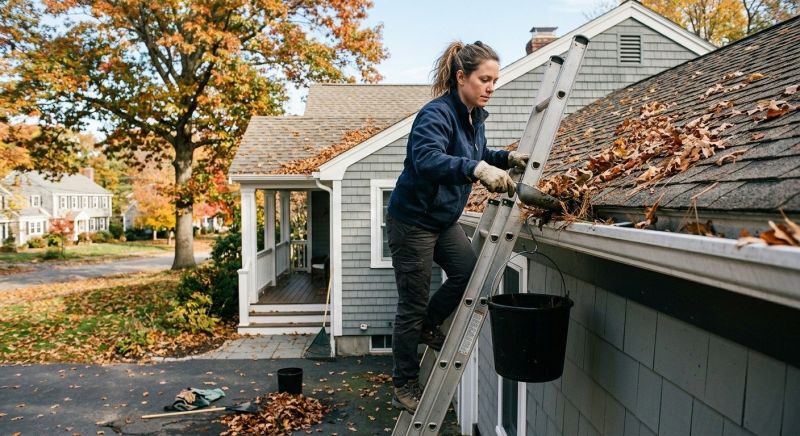 Gutter Leaves Removal in Long Island, NY