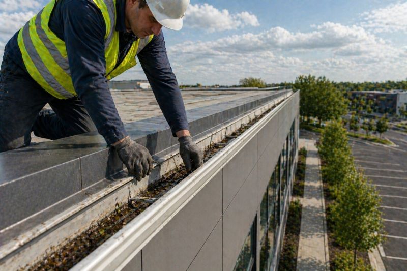 Industrial Gutter Cleaning in Roseville, CA