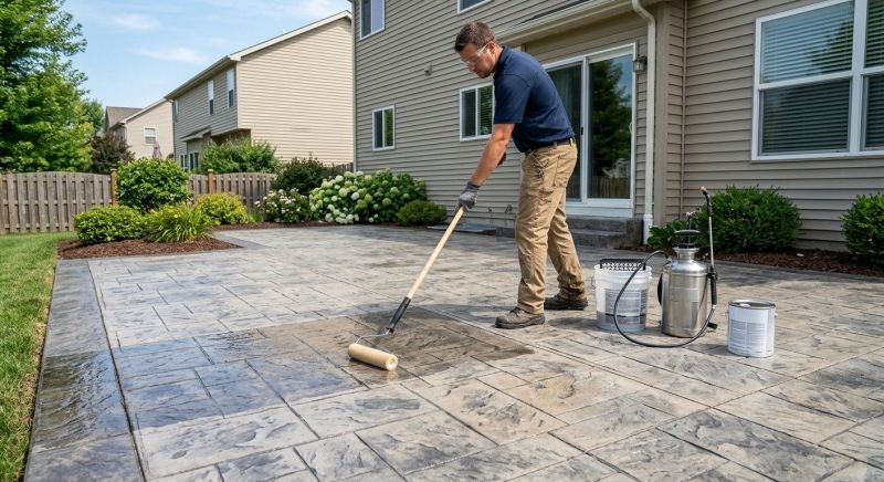 Pool Patio Sealing in Gig Harbor, WA